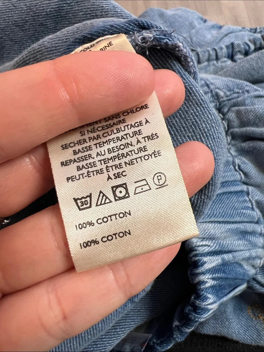 NWT Anthropologie Pilcro Denim Bloomer Shorts — Light Blue- M - Picture 6 of 7